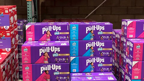 Costco Pull-Ups Plus Pallet Display